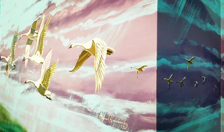 25.Life massage mural detail